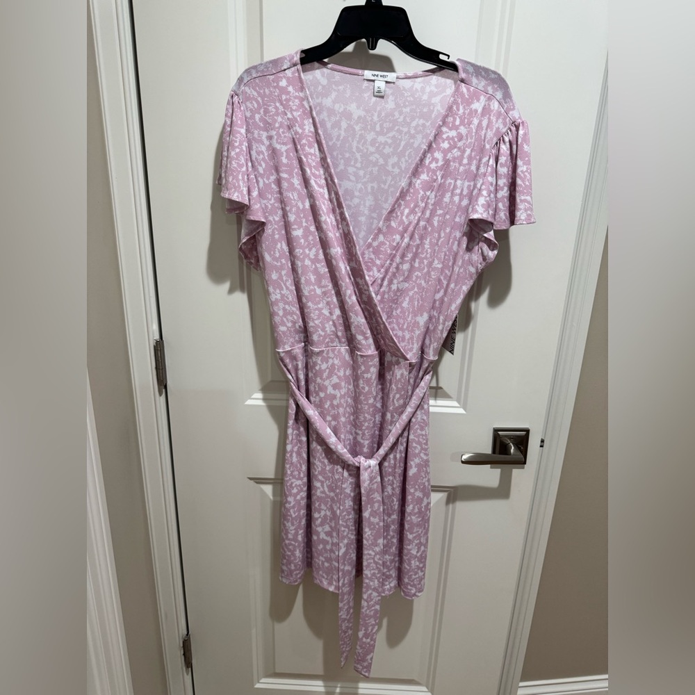 Nine West Patterned Wrap Dress NWT